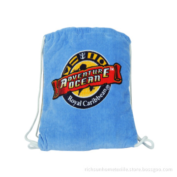 beach towel with bag